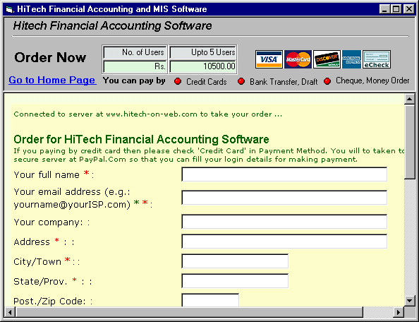 HiTech Accounting Software, Accounting Software for Various Business Segments, Accounting Software, Accounting software is computer software that records and processes accounting. Accounting software is typically composed of various modules like customer, supplier, invoicing