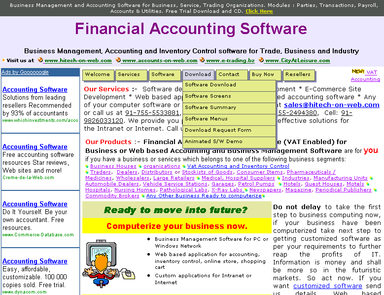 Business Plus Accounting, Accounting Software for Various Business Segments, Accounting Software, Accounting software is computer software that records and processes accounting. Accounting software is typically composed of various modules like customer, supplier, invoicing
