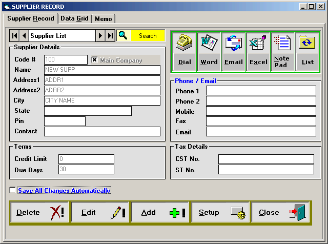 Industry Accounting Software, Accounting Software for Various Business Segments, Accounting Software, Accounting software is computer software that records and processes accounting. Accounting software is typically composed of various modules like customer, supplier, invoicing